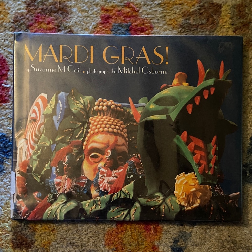 New Orleans Vintage 90s Mardi Gras Carnival Festival NOLA hardcover photo Book